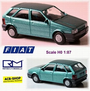 Fiat Tipo Hatchback 1988-93 Tipo 160 Verde Laguna Metallico 1:87 Rietze 20370 - Foto 1 di 8