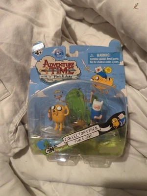 Pack Coleccionista Hora de Aventura Finn Jake Mini Figura, Pack de 2, Nuevo Foto 1 de 2