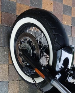 Motorradreifen - Weisswand - 1 Stück 130/90/16 74H , gebraucht - Bild 1 von 5