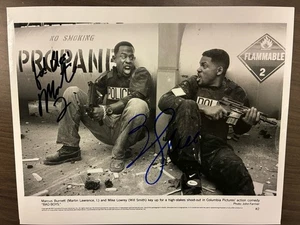 Will Smith & Martin Lawrence signiertes Bad Boys Filmfoto 8 x 10 - Bild 1 von 5