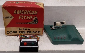 American Flyer 23791 Vintage S Operating Cow on the Track Accessory EX/Box - Picture 1 of 4