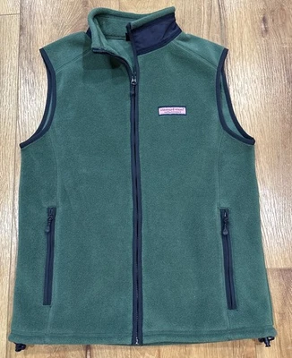 NWOT Vineyard Vines Harbor Fleece Vest Men’s Size XS  Charleston Green - Image 1 of 3