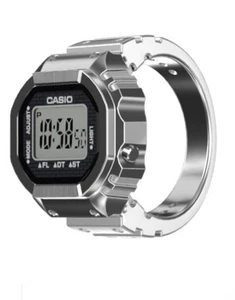 NEU! Casio Ringuhr 50th Anniversary CRW-001-1ER Boxed Timepiece Retro Style - Bild 1 von 12