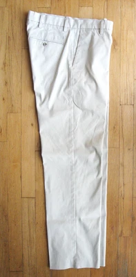 NUEVO Pantalones Dockers Para Hombre Calce Recto Frente Plano Crema 30/32 Foto 1 de 3