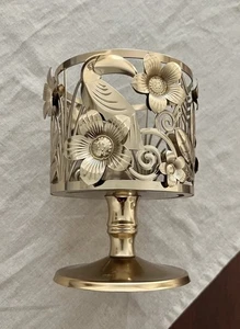 bath and body works 3 Docht Standkerze Metallhülse Tukan Floral Gold 🌺🌴 - Bild 1 von 7