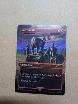 Cow-tapult - Goblin Bombardment Secret Lair Drop Foil NM!!! - Image 1 of 2