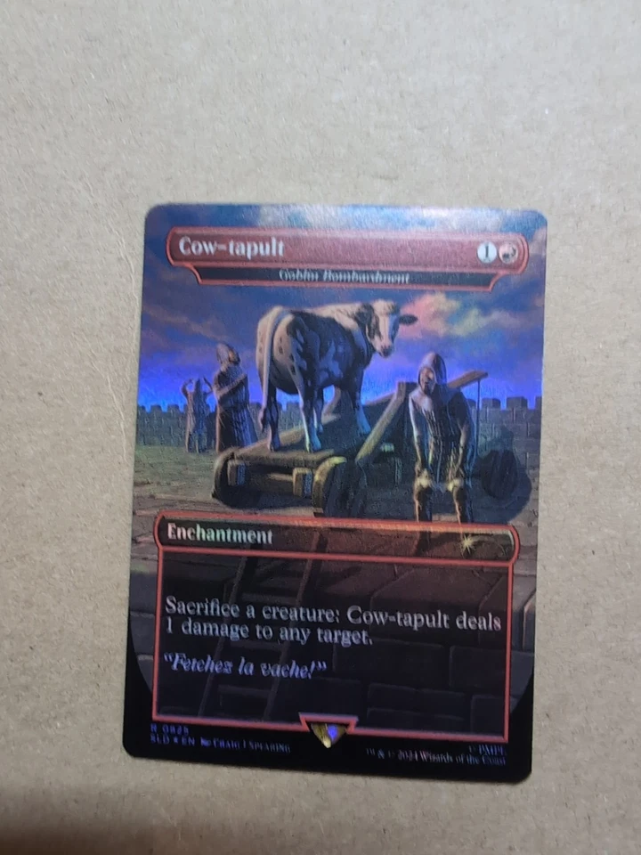 Cow-tapult - Goblin Bombardment Secret Lair Drop Foil NM!!! - Image 1 of 2