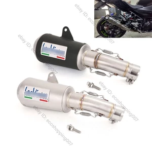 For Kawasaki Ninja 400 Ninja 500 Z400 Z500 2017-25 Exhaust Muffler Tips Mid Pipe - Picture 1 of 14