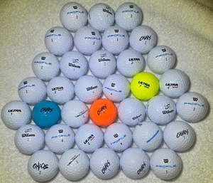 36 WILSON MINT GOLF BALL PROFILE, ULTRA, CHAOS BALLS AAAAA / 5A FREE SHIPPING - Picture 1 of 1