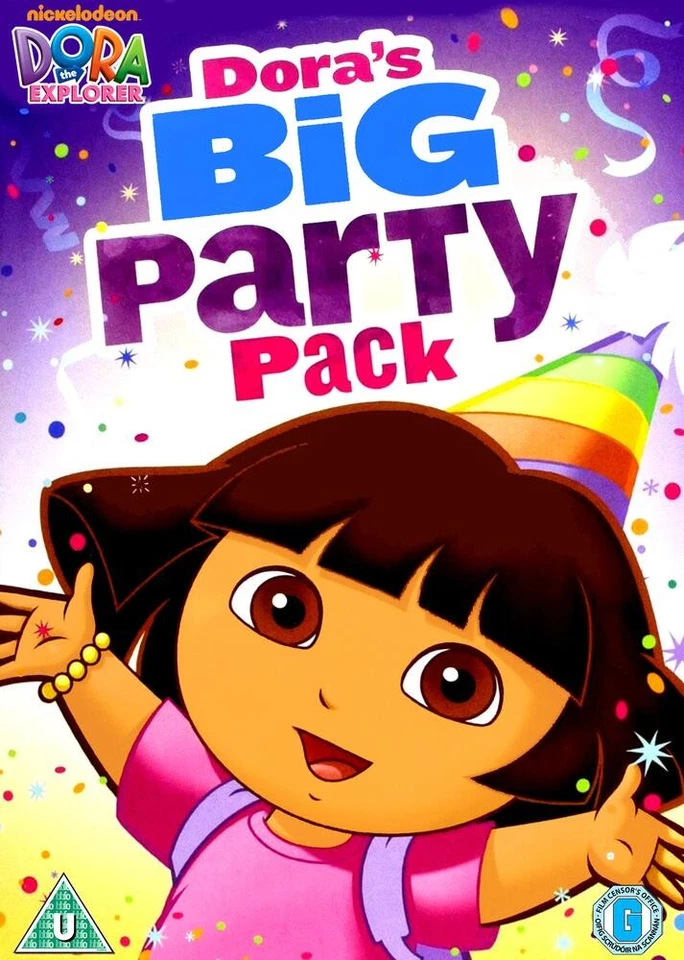Dora The Explorer - Doras Big Party Pack (4 Disc) DVD - Image 1 of 1