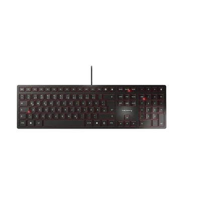 CHERRY KC 6000 SLIM, ultra-flat design keyboard, German layout (QWERTZ), wired ( - Image 1 of 4