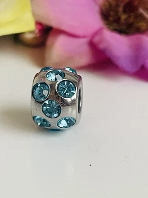 Charm Morellato Con Pietre Azzurre Linea Drop - Immagine 1 di 4