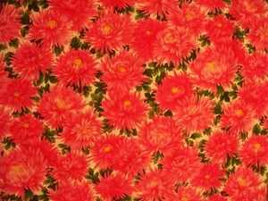 GERANNIMUM PINK FLOWERS FLORAL COTTON FABRIC FQ OOP - Picture 1 of 4