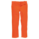 Portwest Bizweld Trousers Welding Pants Elasticated Waist Flame Resistant BZ30
