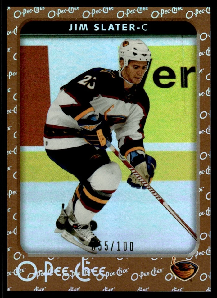2006-07 O-Pee-Chee Rainbow Jim Slater /100 Atlanta Thrashers #24 . - Image 1 of 2