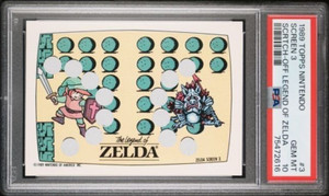 1989 Topps Nintendo Scratch-Off PSA 10 Legend of Zelda Screen 3 POP 9 Rookie RC