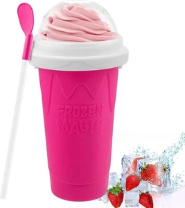 Slushie Maker Cup, DIY Magic Slushy Maker Squeeze Cup, Portable Smoothie Squeeze - Picture 1 of 8