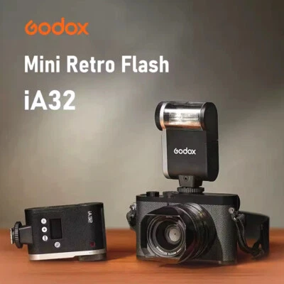 Godox iA32 Mini Universal On-Camera Flash 6200K CCT Manual Full Power Speedlite  - Image 1 of 4