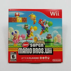 New Super Mario Bros. Wii (2009) Factory Sealed Game Cardboard Sleeve No Resale