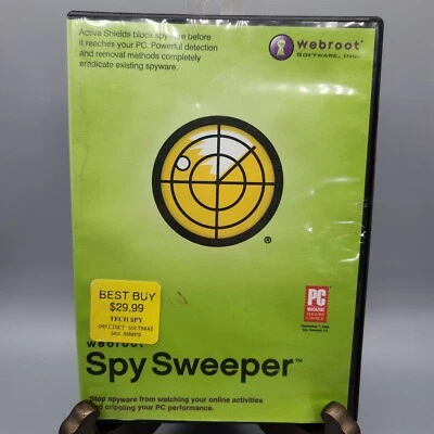 Webroot Spy Sweeper Windows Vista, XP 2003-2008 Software Single PC  - Image 1 of 2