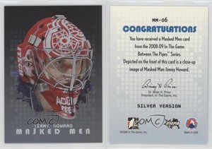 2008-09 ITG Between the Pipes Men Silver Jimmy Howard #MM-06