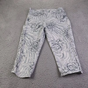 Lululemon Cropped Leggings Womens 6 Twine White Multi Athletic Gym Yoga Workout - Picture 1 of 8