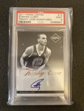 2011-12 Limited STEPHEN CURRY Trophy Case Signatures Auto 37/49 Psa 9 🔥🔥 Pop 1