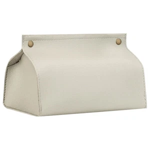 Car Tissue Box Bag Table Tissue Dispenser PU Paper Napkin Dispenser - Picture 1 of 12