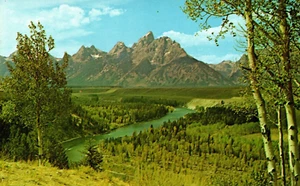 Postal serpiente River Teton rango Wyoming - Imagen 1 de 2