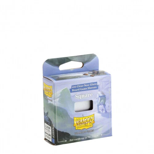 DS Protège-Cartes De Jeu Transparent/Anti-Éblouissement - Carré (100) - Photo 1/4