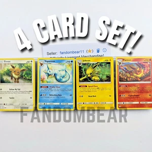 EEVEELUTION COLLECTION 2019 Cosmic Eclipse JOLTEON VAPOREON FLAREON POKEMON - Picture 1 of 10