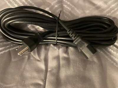 25FT Universal 3 Prong AC Power Cord Cable 18AWG for Computer Printer Monitor TV - Image 1 of 3