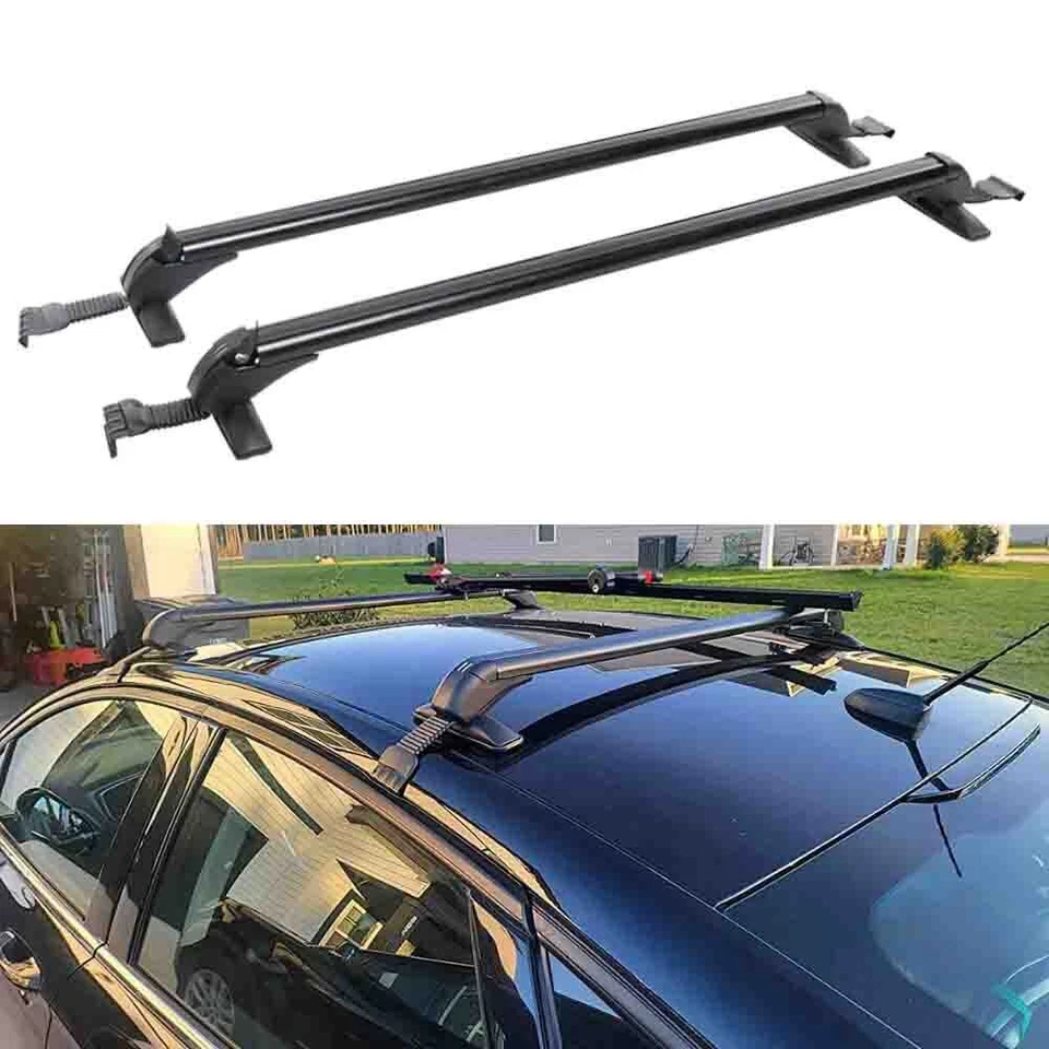 For Volvo S40 S60 S80 V40 43.3" Car Top Roof Rack Cross Bar Luggage Carrier Lock - Image 1 of 4
