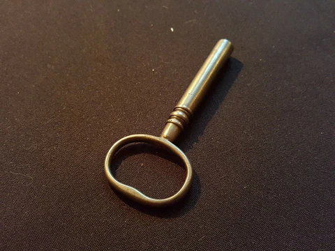 One Reclaimed Antique Cast Steel Georgian Key Door Furniture (EER253) Cover