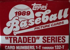 1989 Topps Traded Choose a card T1-T132 (Griffey Jr, Randy Johnson, Nolan Ryan)