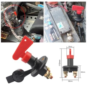 Universal 12V Battery Isolator Switch Cut Off Switch for Car Boat Van Truck UK - Picture 1 of 11