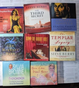 Lot Of 8 Books On CDs Audiobooks King Berry Pagels Abrahams - Picture 1 of 7