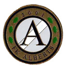 football soccer pin badge LATVIA (1) - Alberts Riga