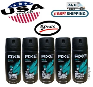 (5 Pack) Axe Apollo Men's Deodorant 48h Protection Body Spray 150 ml / 5.07 Oz - Picture 1 of 10