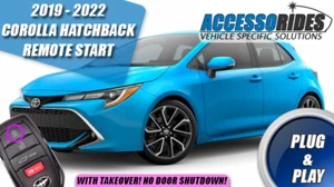 Fits: 19 - 22 COROLLA HATCHBACK w/ TAKEOVER PUSH START REMOTE START PLUG & PLAY - Picture 1 of 1