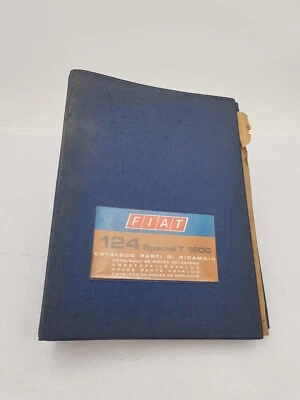 Manuale officina catalogo generale delle parti ricambio Fiat 124 Special T. 1600 - Immagine 1 di 4