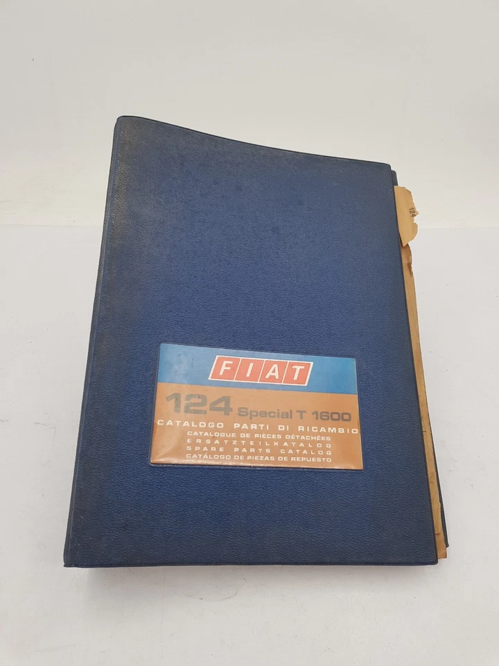 Manuale officina catalogo generale delle parti ricambio Fiat 124 Special T. 1600 - Immagine 1 di 4