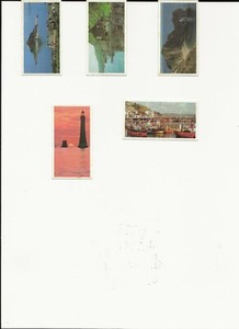 1989 Brooke Bond Discovering Our Coast Lot of 5; #'s 25,26,27,29,32