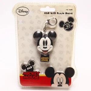 Disney Mickey Mouse 4GB USB Flash Thumb Drive Keychain 2012 Sakar NOS SEALED - Picture 1 of 8
