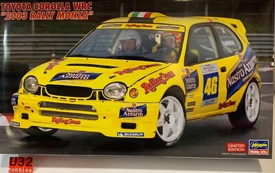 Hasegawa 20686 Kit 1/24 Toyota Corolla WRC 2003 Rally Monza Valentino Rossi - Image 1 of 2