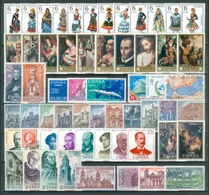 ESPAÑA - AÑOS 1970/71/72/73/74/75 COMPLETOS - NUEVOS SIN FIJASELLOS - MNH - Imagen 1 de 7