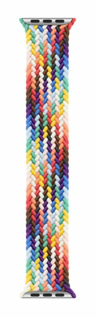 Apple Braided Solo Loop for Watch Series 6 and SE - Pride Edition, Size 8 (44mm)