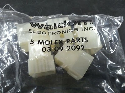 (5) Conector triple fila Waldom Molex 03092092 3 posiciones Foto 1 de 2