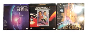 Star Trek Laserdisc Movie LOT Generations The Voyage Home First Contact - Picture 1 of 3
