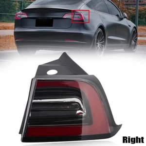Right Outer Rear Tail Light LED Stop Lamp For Tesla Model 3 / Y US 2017-2023 - Picture 1 of 13